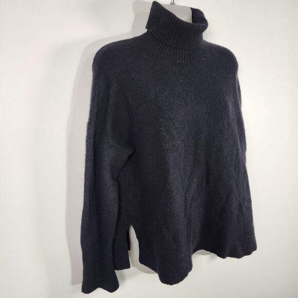 J. Crew Womens Turtleneck Sweater Supersoft Yarn Small Black Wool Alpaca BD143 - Picture 4 of 12